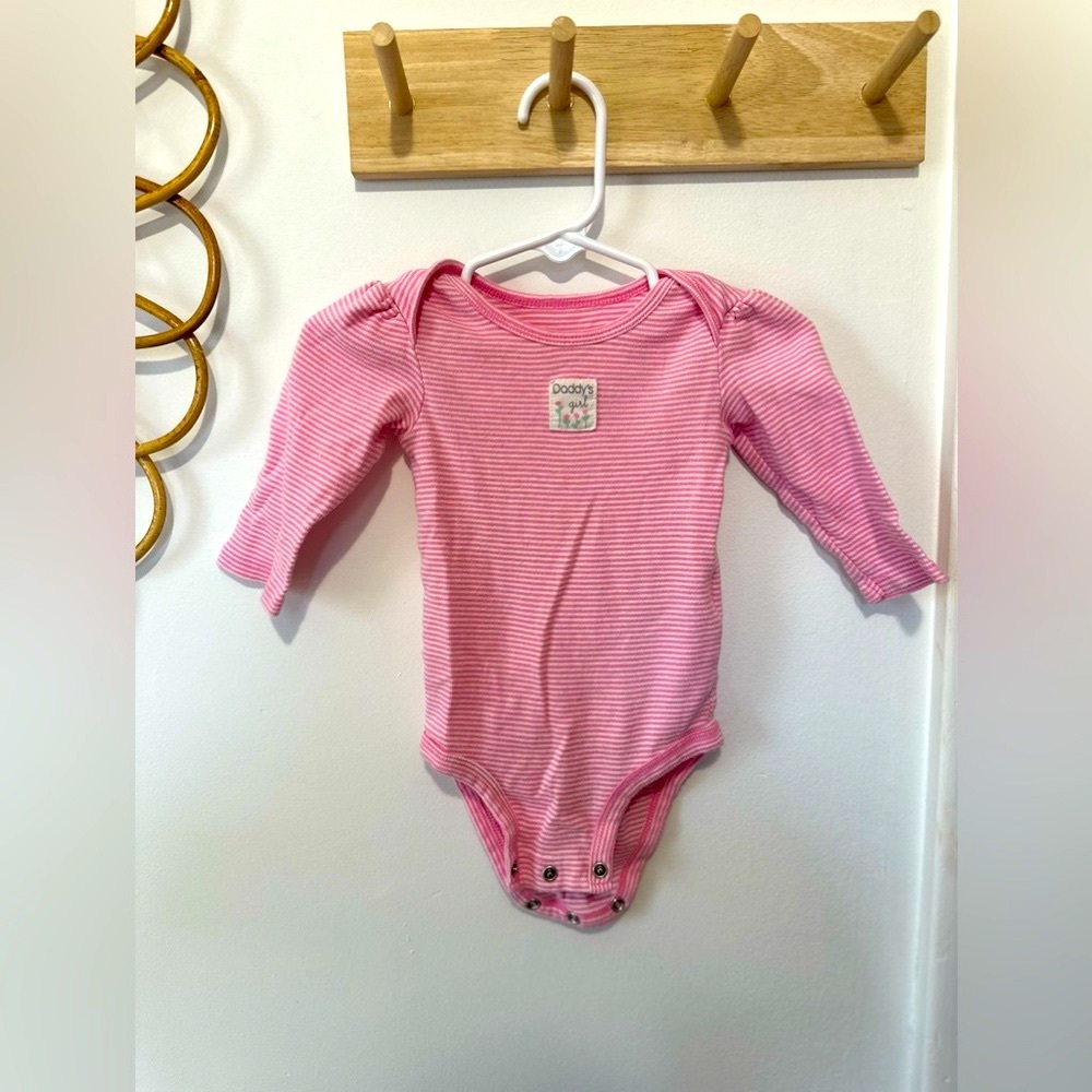 Long Sleeve Striped Onsie